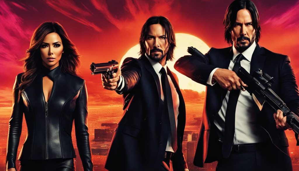 Eva Longoria and John Wick