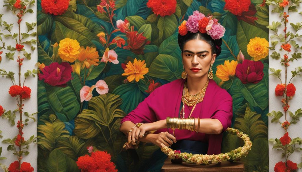 Frida Kahlo painting