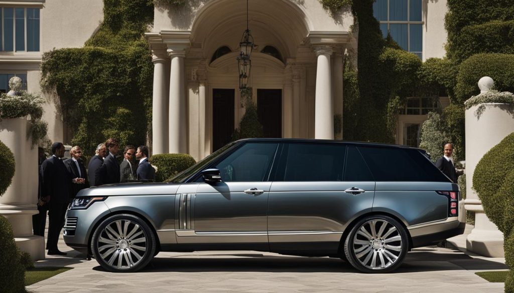 Range Rovers in celebrity culture