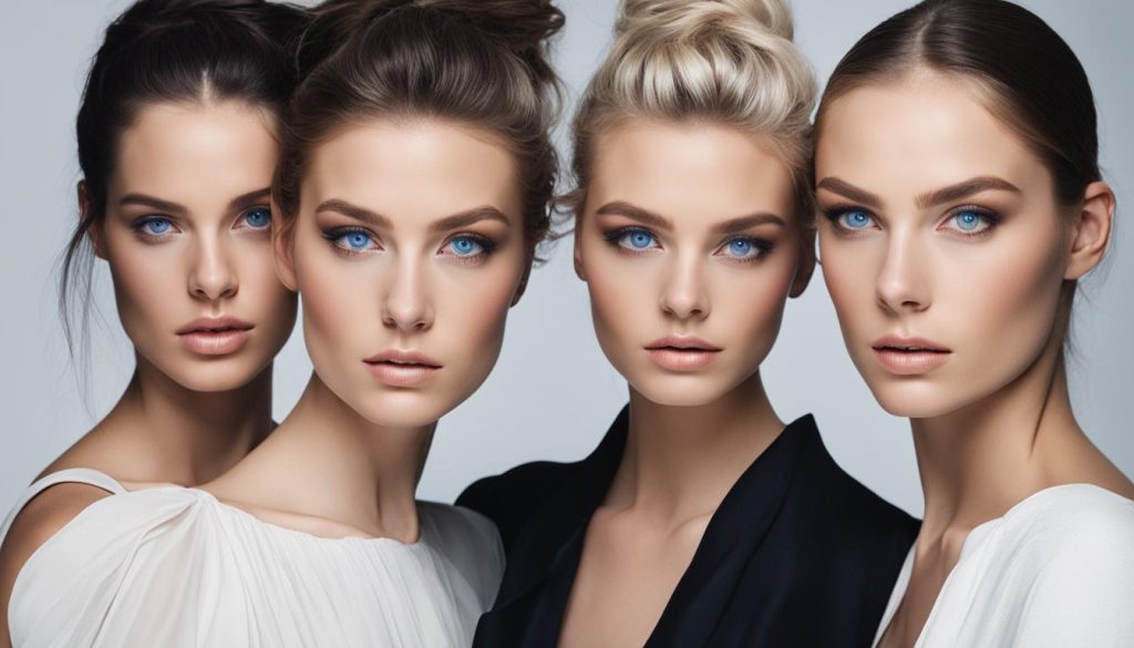 top models with blue eyes